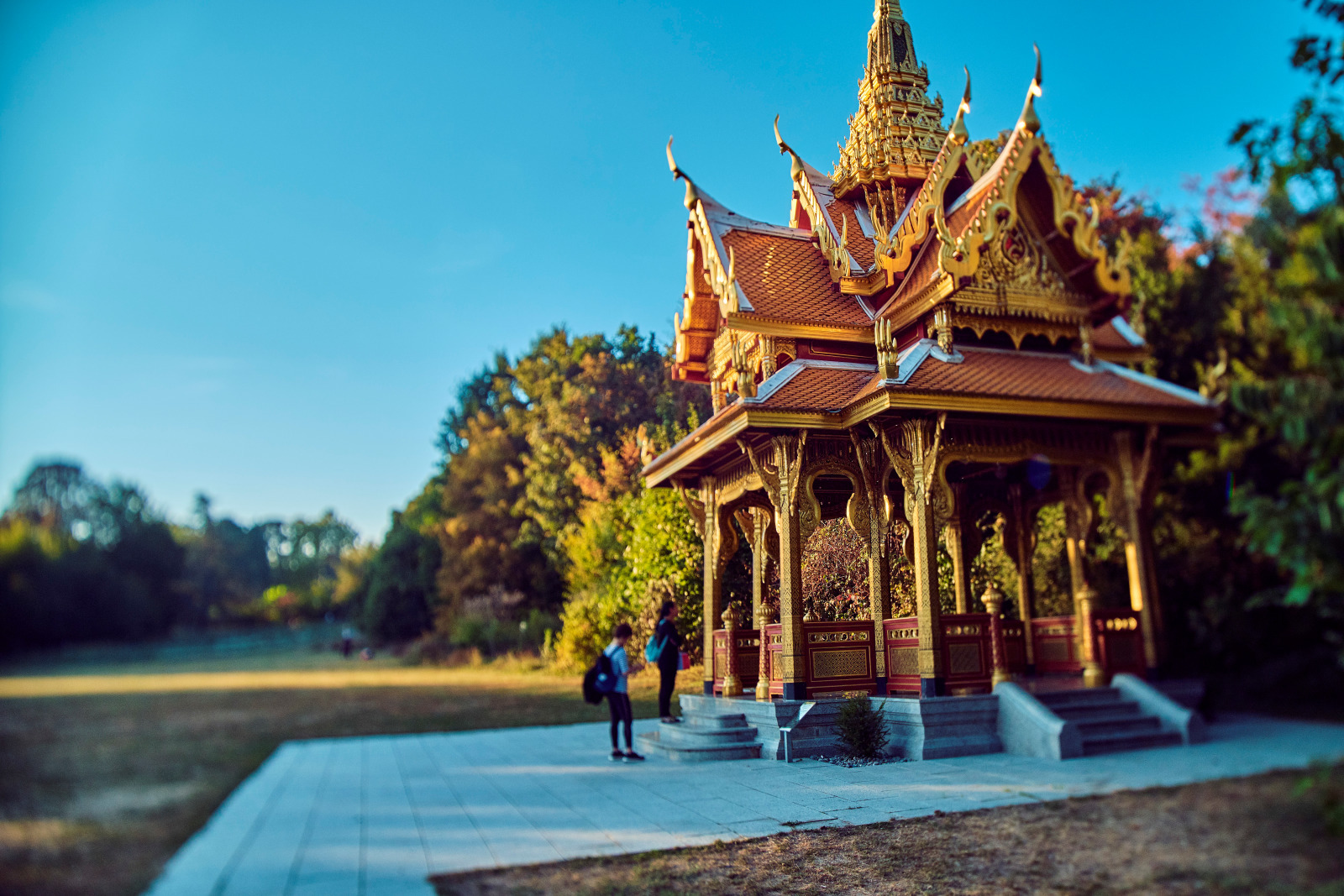 Le Parc Denantou et son pavillon Tha&iuml;