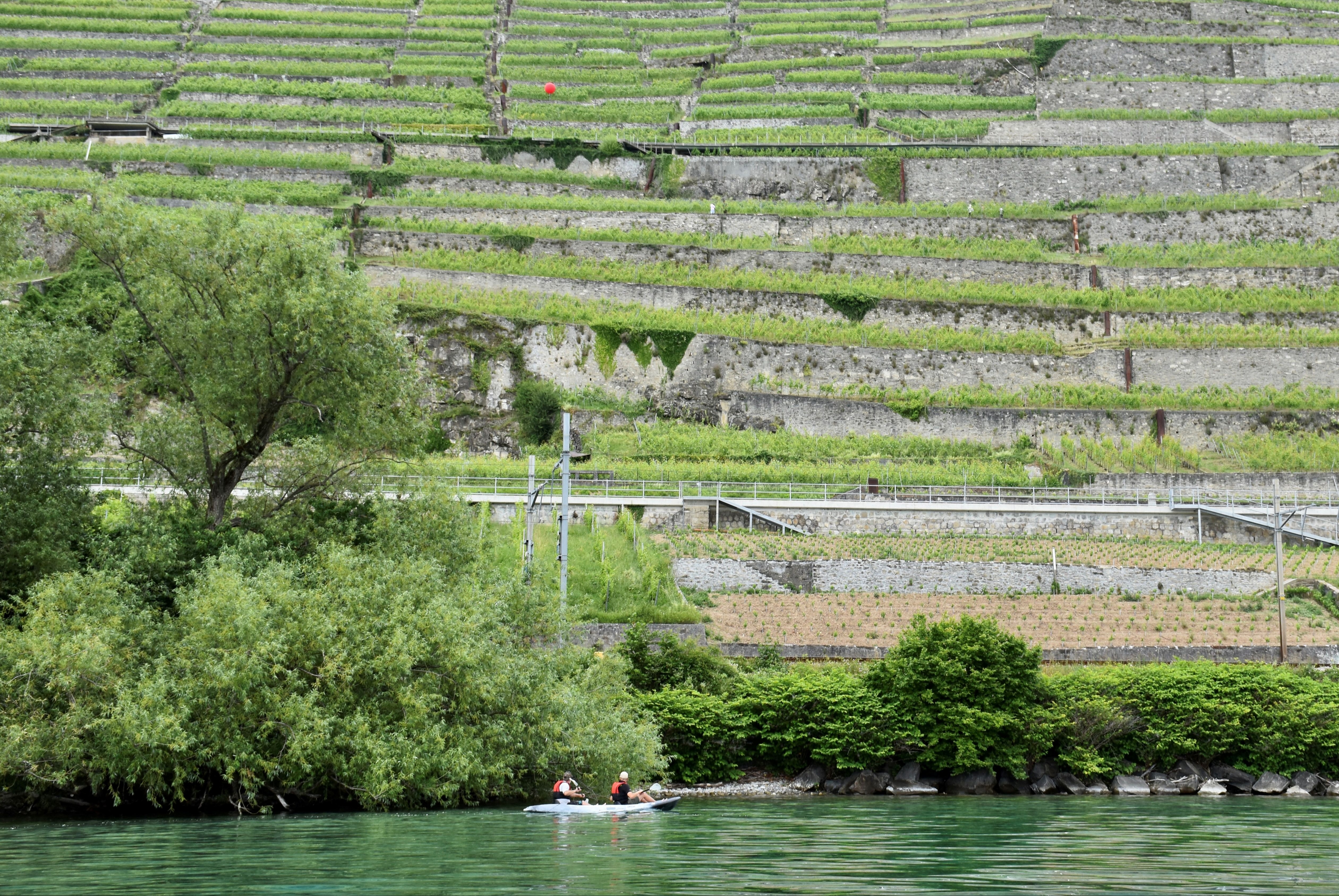 Kayaking on Lake Geneva