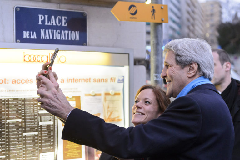 John Kerry en voyage &agrave; Lausanne