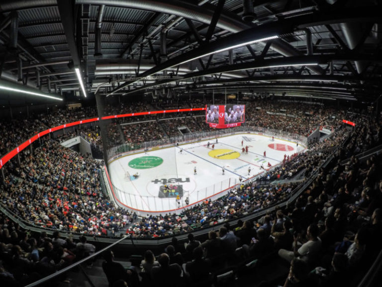 Match du Lausanne Hockey Club (LHC) &agrave; la Vaudoise ar&eacute;na.