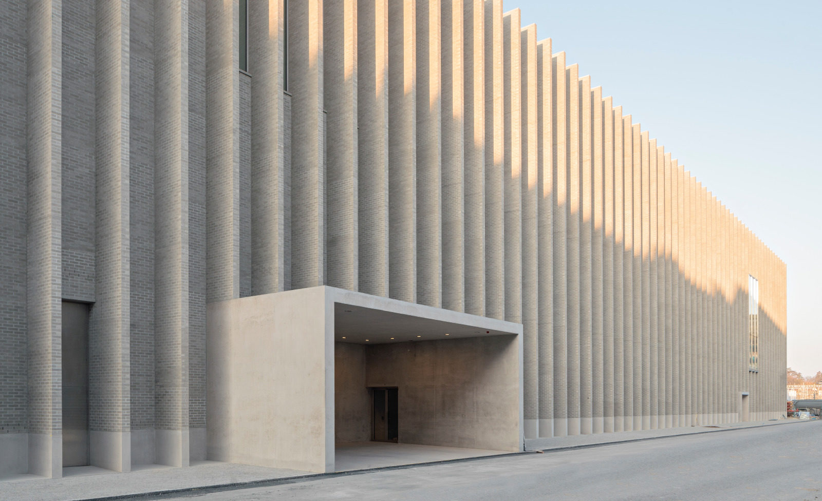 Entree du MCBA. Musee Cantonal des Beaux-Arts de Lausanne Plateforme 10