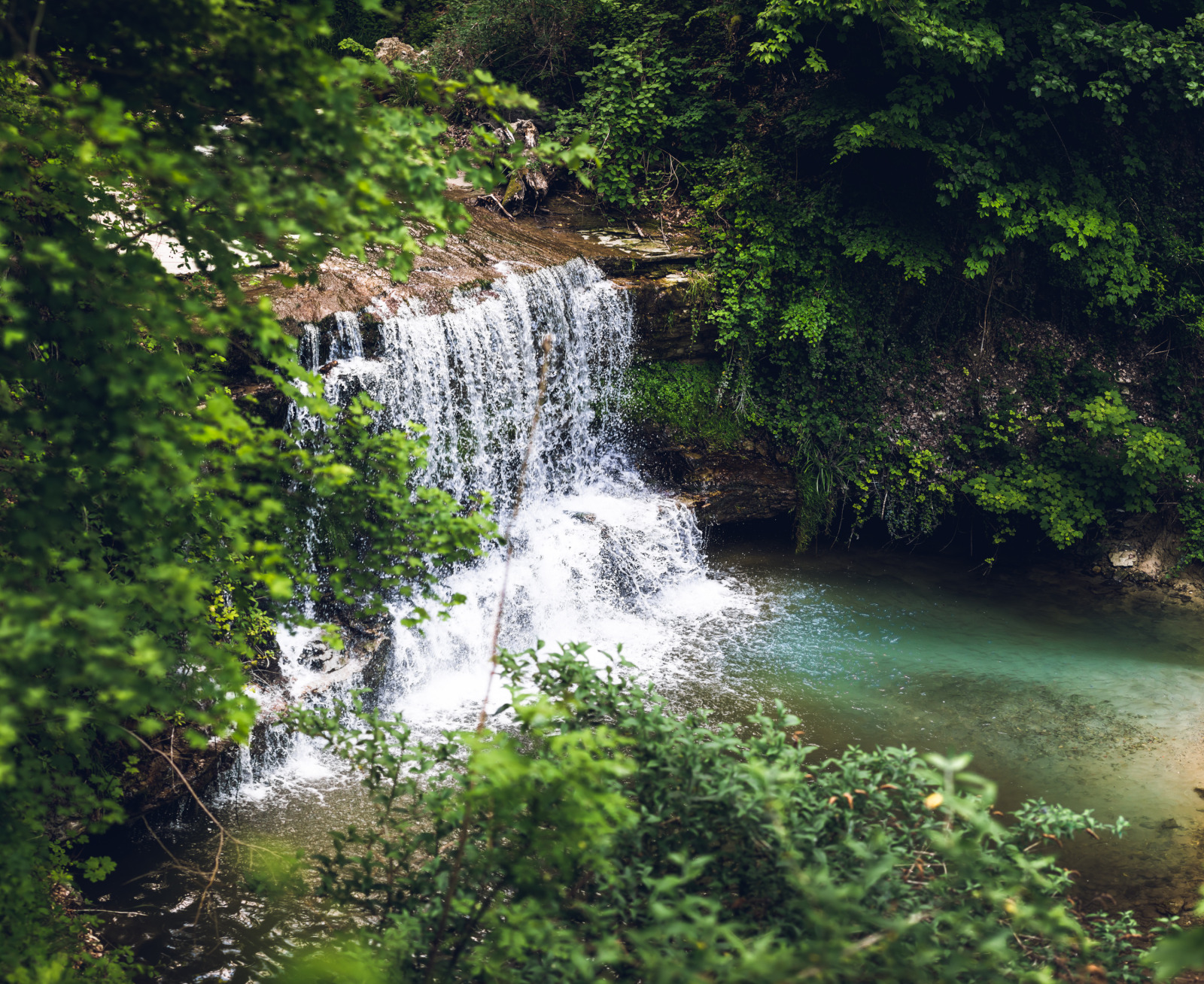 Cascade dans la foret de Sauvabelin